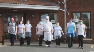  LET'S GO TO WORK: Staff at Brooklands Care Home go above and beyond to protect residents who would be in extreme peril if they contract Covid-19[/caption]